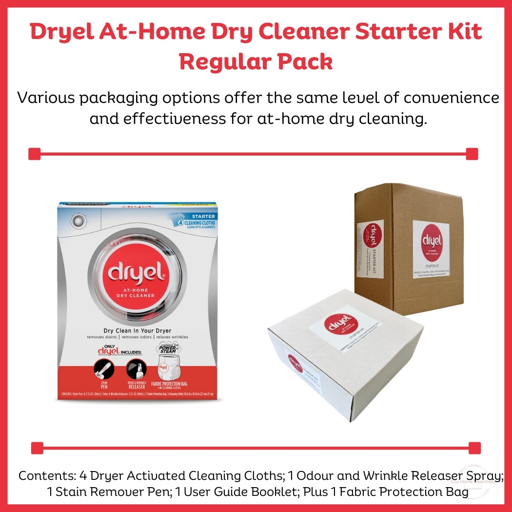 Dryel At-Home Dry Cleaner STARTER Kit (Regular Pack)